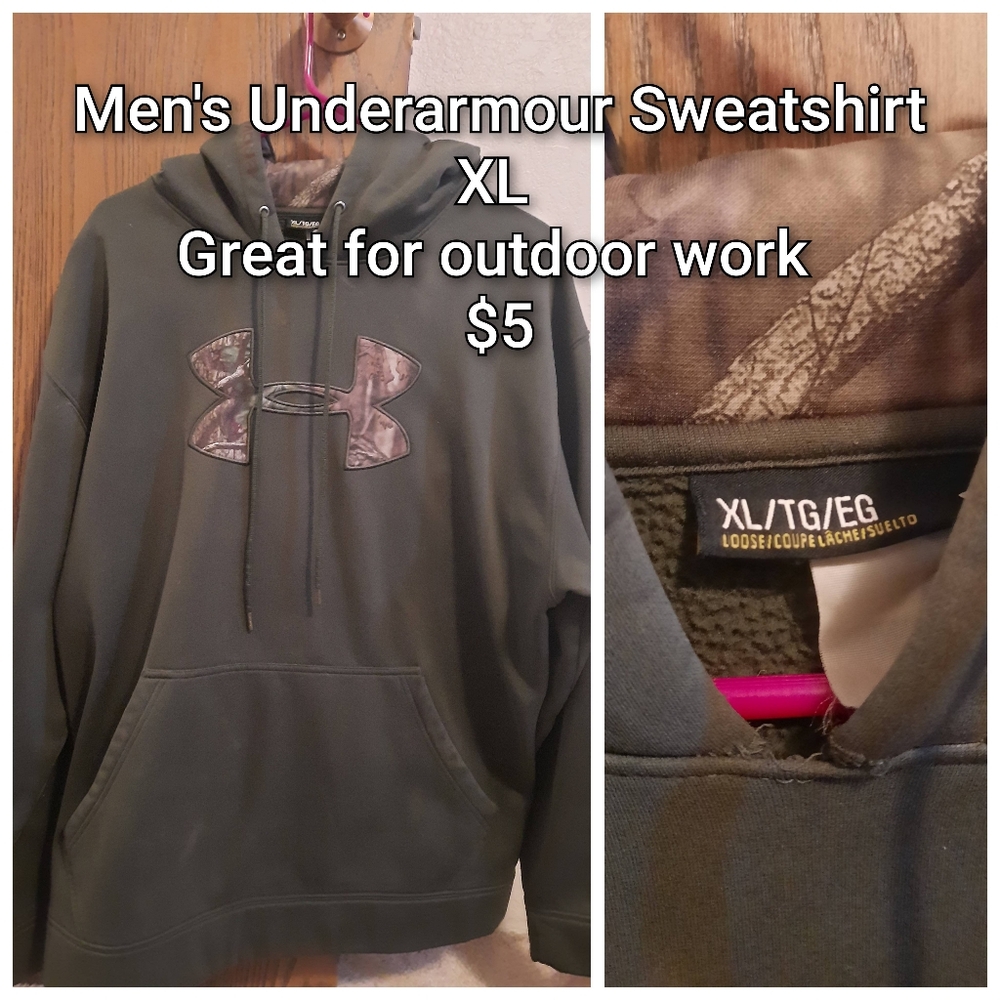 Under Armour Men's Gray Sweatshirt XL